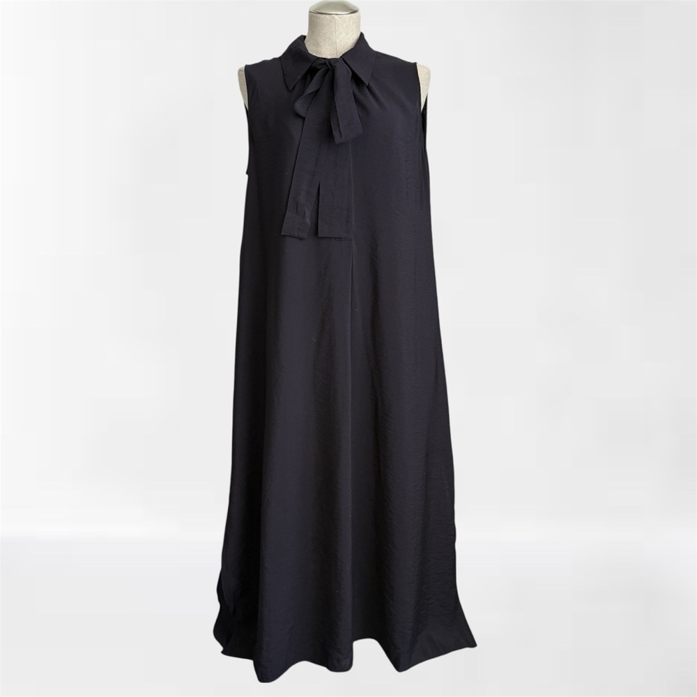 COS Bow Sleeveless Midi Shirt Dress